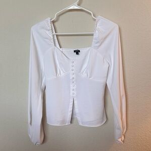White long sleeve Express blouse